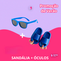 Óculos Flexível + Sandália Nuvem Infantil