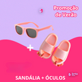 Óculos Flexível + Sandália Nuvem Infantil