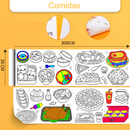 Rolo de Desenho para Colorir Beta kids