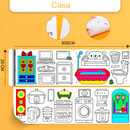 Rolo de Desenho para Colorir Beta kids