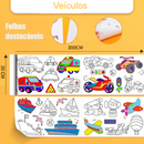 Rolo de Desenho para Colorir Beta kids