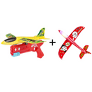 Avião lançador de brinquedo mega kids, pistola de avião. avião de brinquedo