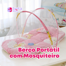 Berço Portátil com Mosquiteiro - BabyBrand