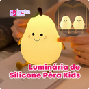 Luminária de Silicone Pêra Kids