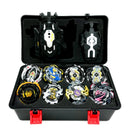 Kit com 8 Beyblades + Lançadores