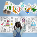 Rolo de Desenho para Colorir Beta kids