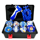 Kit com 8 Beyblades + Lançadores