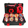 Kit com 8 Beyblades + Lançadores