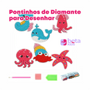 Pontinhos de Diamante para Desenhar com Adesivo